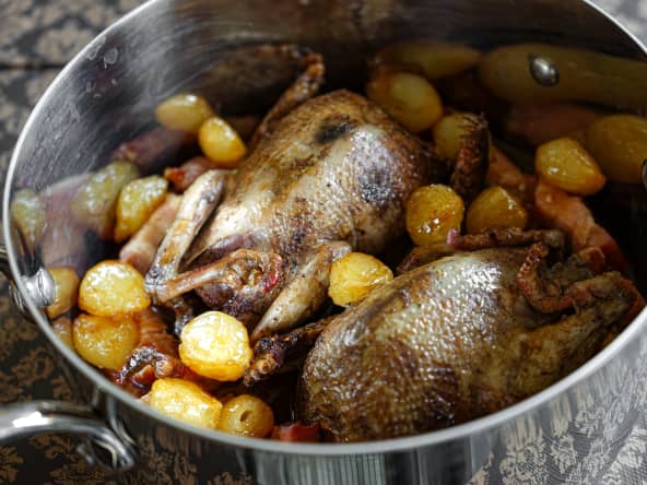 Pigeon en cocotte à la française
