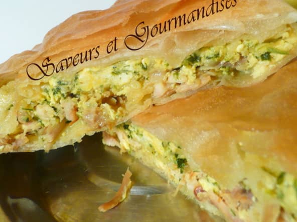 Pastilla au poulet et au citron