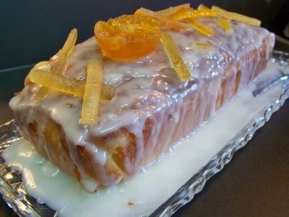 Cake au citron et yaourt de chèvre vanillé