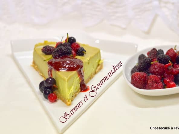 Cheesecake à l’avocat