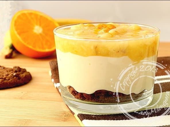 Petits bavarois choco-banane