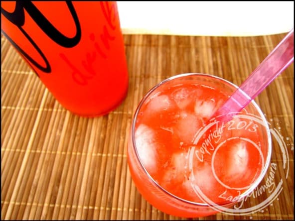 Limonade à la fraise