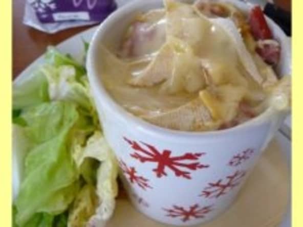 Tartiflette en mug cake