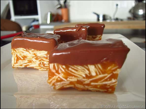 Nougats aux amandes et miel