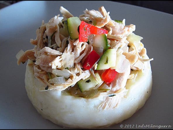 Parmentier de poulet thaï