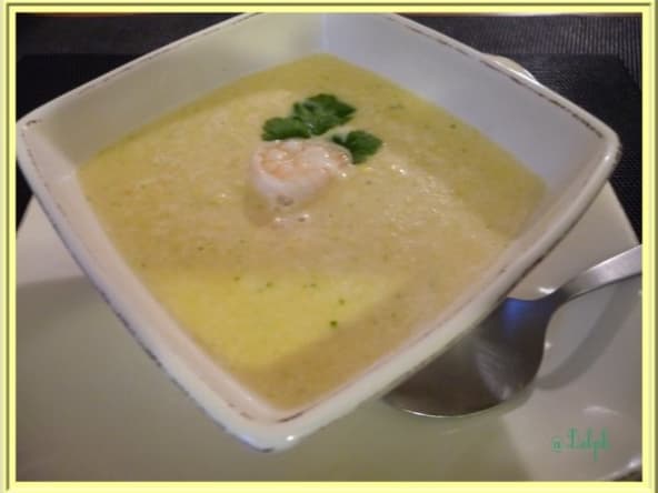 Soupe de Maïs au lait de coco