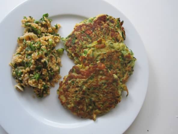Galettes de courgettes