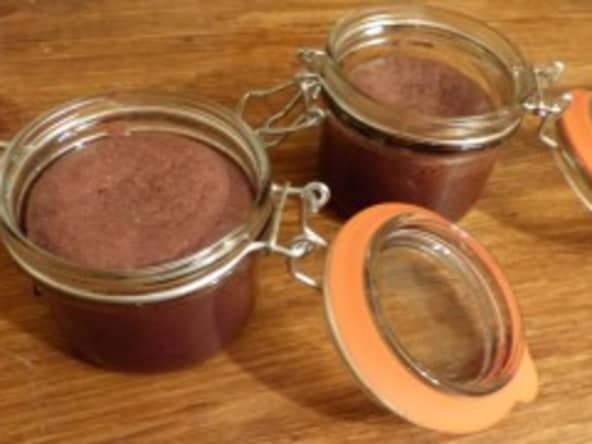 Moelleux au chocolat en bocal