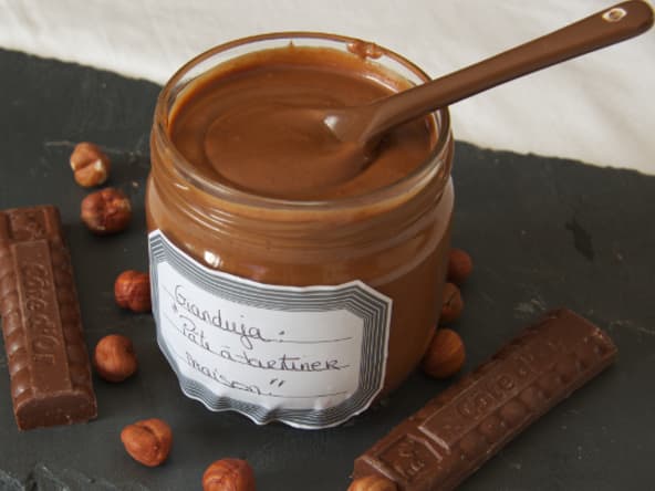 La pâte à tartiner au gianduja