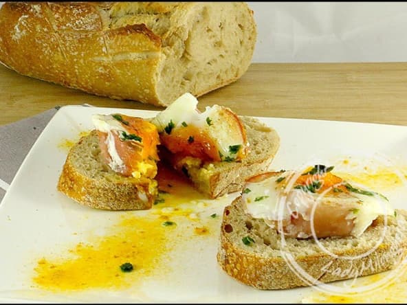Oeufs fleur de bacon