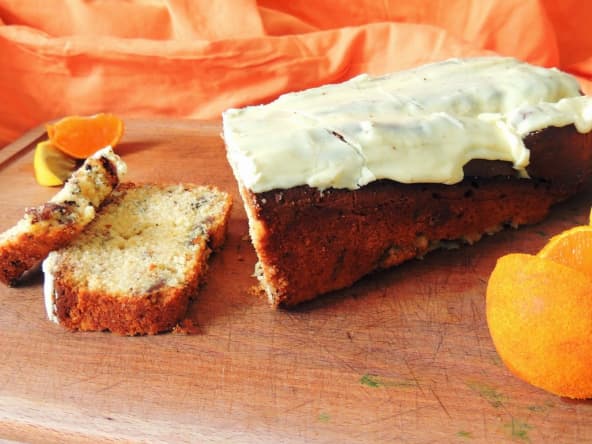 Cake glacé au citron gingembre et clémentine