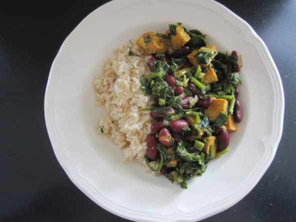 Tofu Ghormeh Sabzi