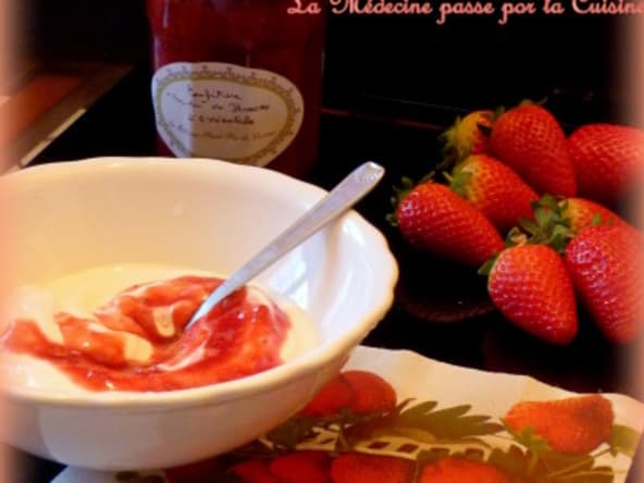 Confiture "Délices de fraises à l'orientale"