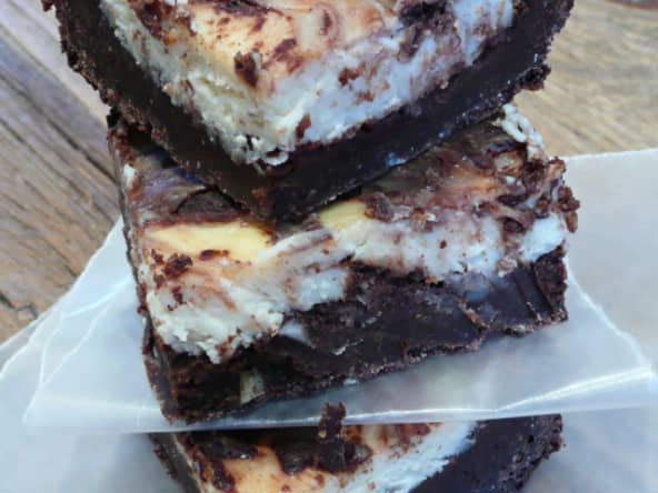 Brownies cheesecake