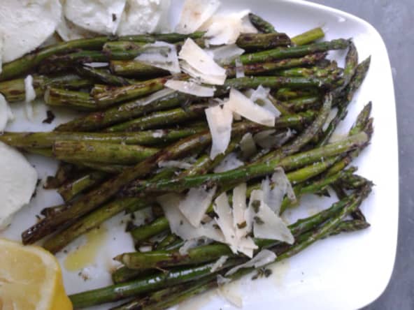 Asperges vertes à la Plancha