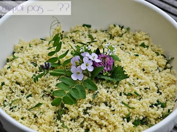 Taboulé aux herbes sauvages