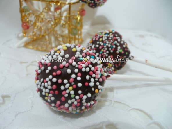 Sucettes au chocolat