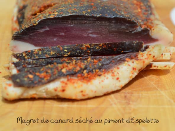 Magret de canard séché au piment d’Espelette