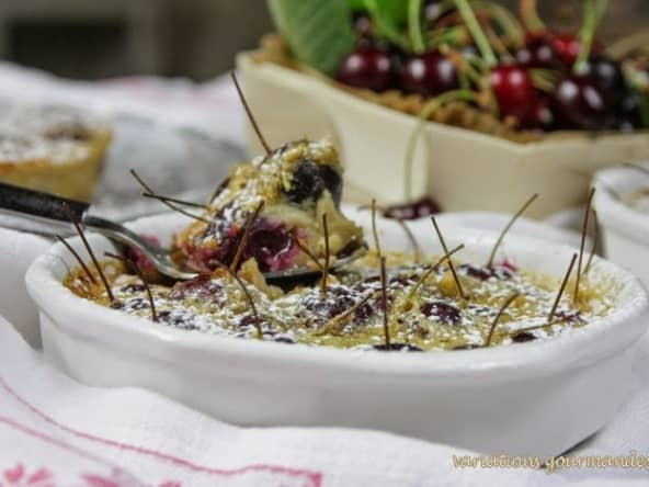 Petits clafoutis aux cerises