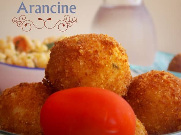 Arancini aux crevettes