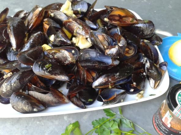 Moules au citron et au piment d’Espelette