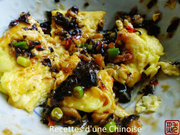 Omelette chinoise de Sichuan