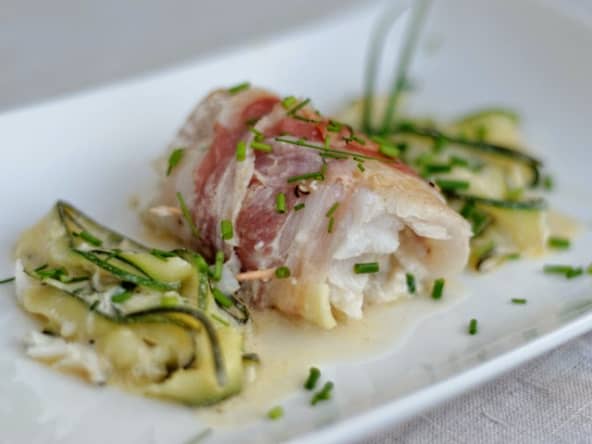 Rouleaux d'églefin au chèvre