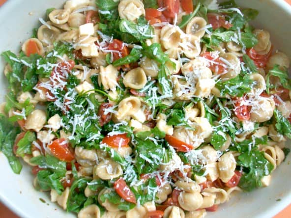 Orecchiette à la crudaïola comme dans les Pouilles