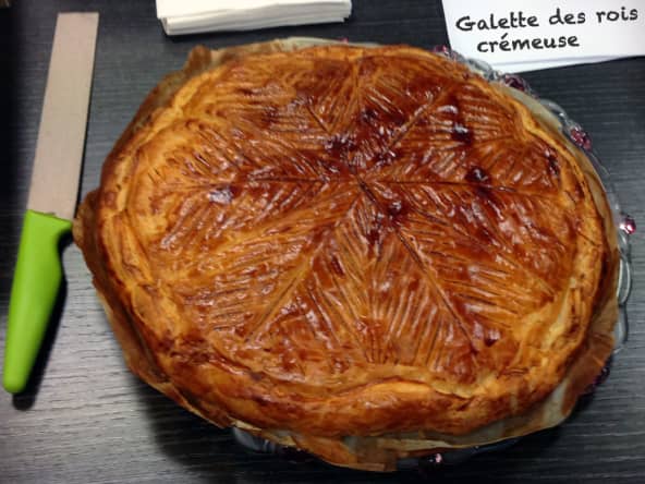 Galette des rois crémeuse à la frangipane