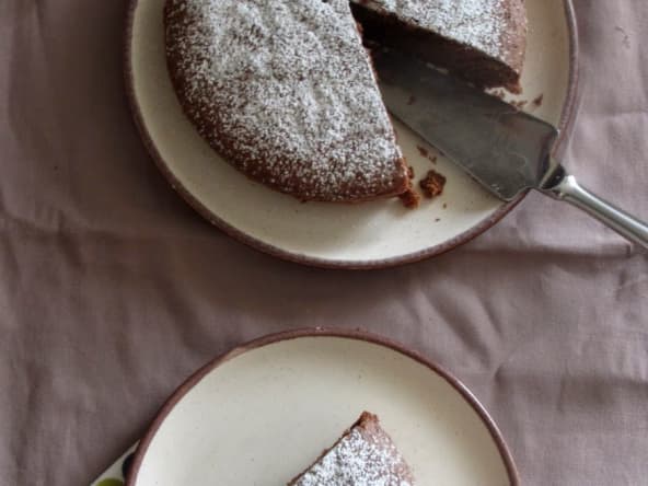 Gâteau au chocolat et aux amandes