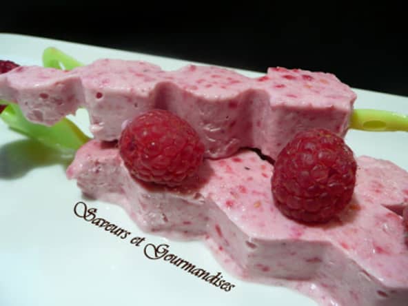 Glace framboise.