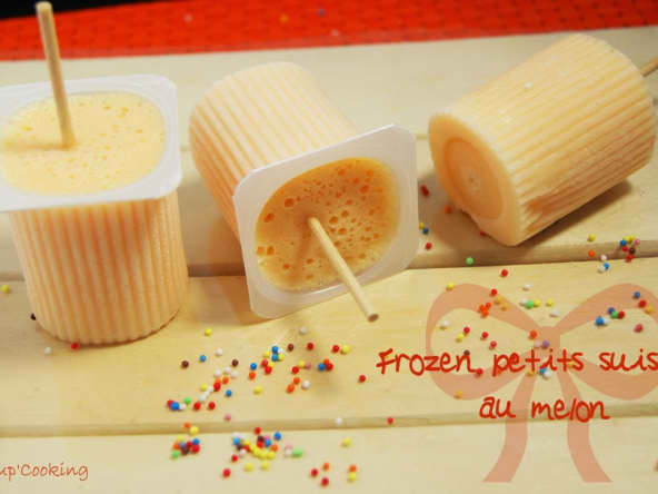 Frozen petits suisses au melon : light et malin