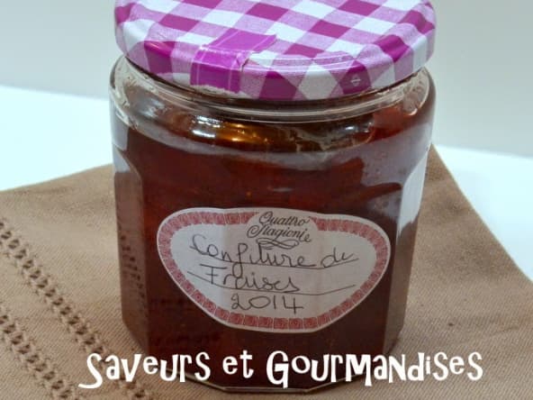 Confiture de fraises à la vanille