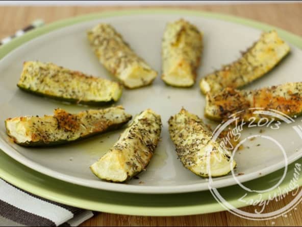 Courgettes gratinées au parmesan