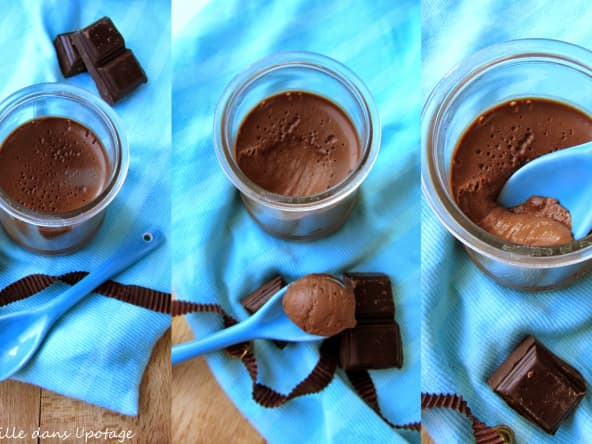 Crème dessert végétale au chocolat de Marie Chioca