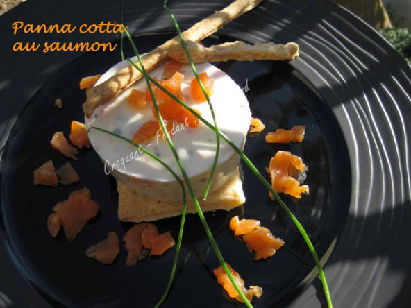 Panna cotta au saumon