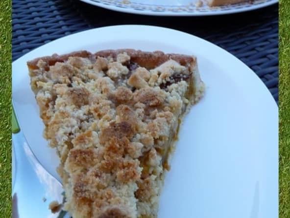 Tarte crumble aux prunes