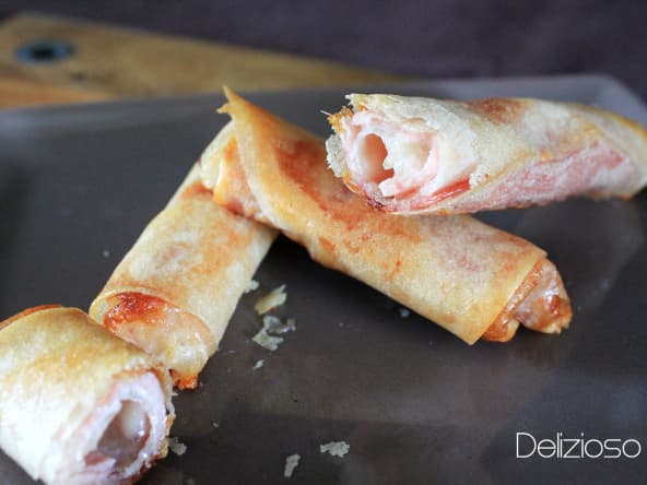 Bricks jambon et chèvre