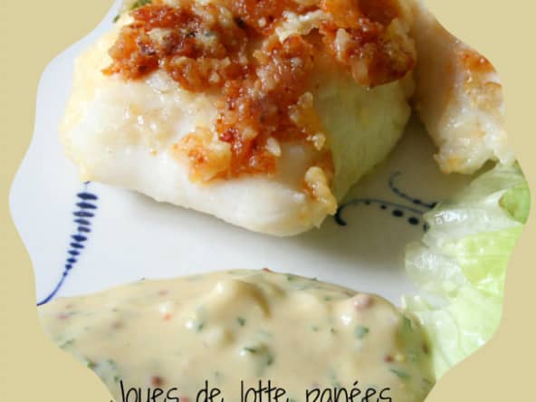 Joues de lotte panées au parmesan