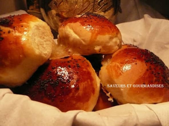 Buns à la mozzarella