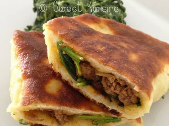 Les tava pidesi, galettes turques farcies