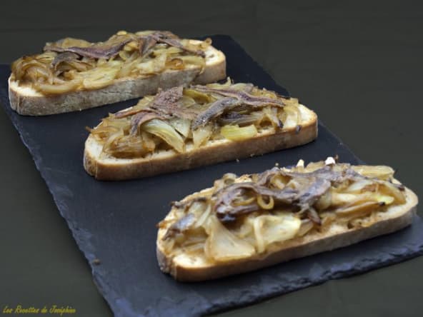 Tartine pissaladière
