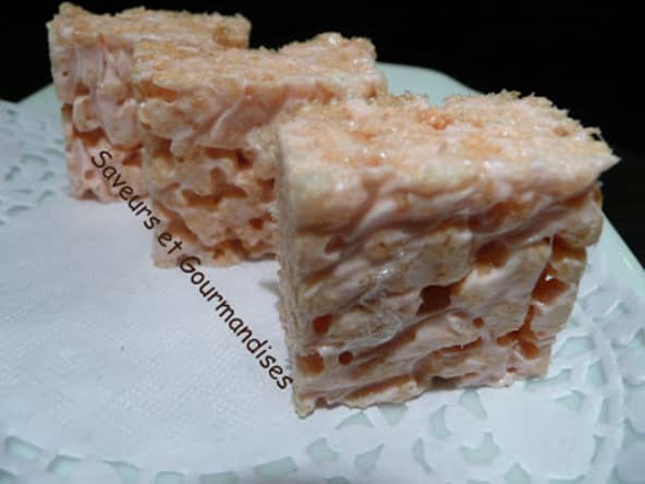 Carrés croustillants aux marshmallows