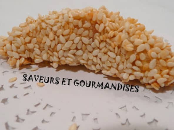 Cornes de gazelles au sésame.