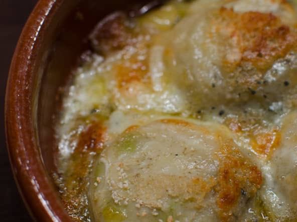 Gratin d'artichaut aux 2 fromages