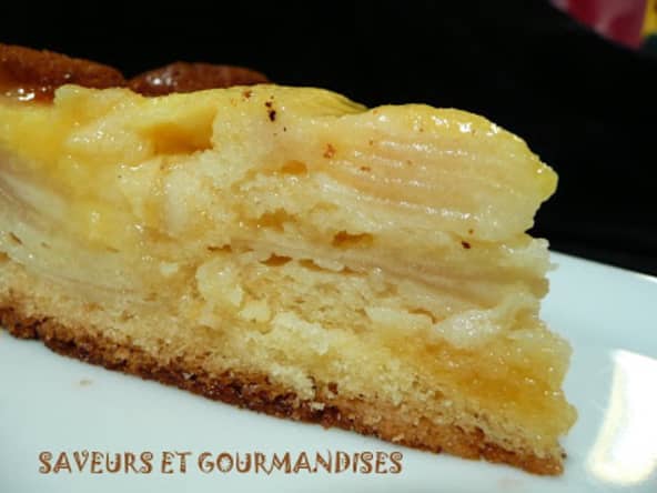 Gâteau aux pommes à la cuillère.
