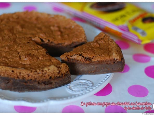 Gâteau magique au chocolat au Carambar