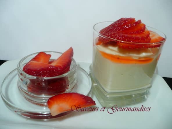 Crème-Chocolat Citronnée aux Fraises.