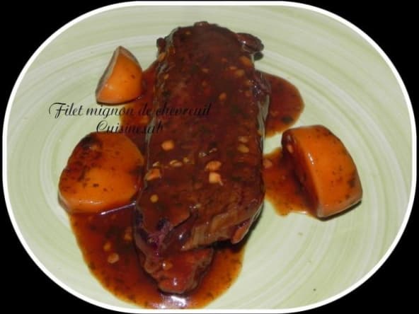 Filet mignon de chevreuil au cookéo ou à la cocotte