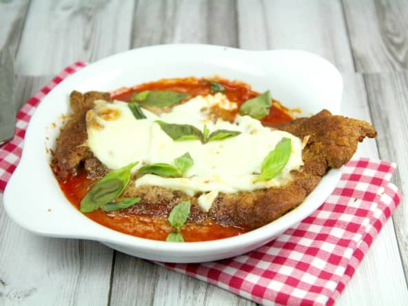 Escalope de veau à la parmigiana